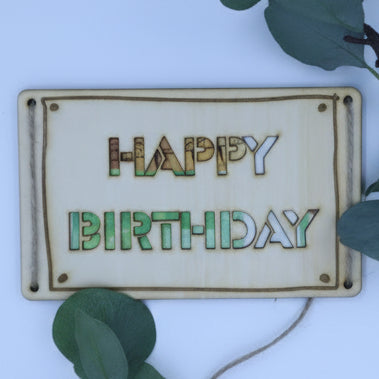 Geldgeschenk Karte Happy Birthday Geschenkidee